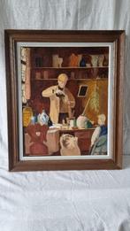 Schilderij van een Alchemist (P.Goossens 1996), Antiek en Kunst, Ophalen