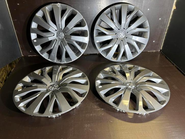 4 wieldoppen Peugeot partner rifter 307,308, 508, 2008 16", Auto diversen, Wieldoppen, Gebruikt, Ophalen of Verzenden