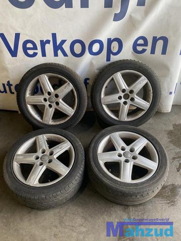 AUDI A6 C6 velgen met banden  5x112 57.1 17 inch (6) beschikbaar voor biedingen