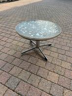 Retro salon tafel, Huis en Inrichting, Ophalen of Verzenden, Zo goed als nieuw, Metaal