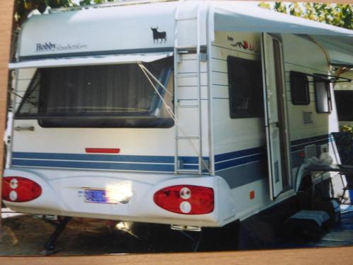 caravan HOBBY 450E  in nieuwstaat, Caravans en Kamperen, Caravans, Particulier, tot en met 4, 1250 - 1500 kg, Standaardzit, Hobby