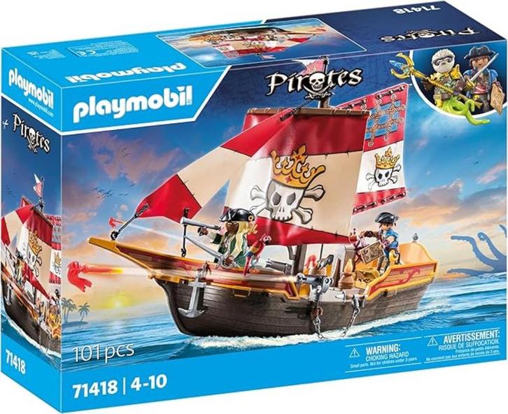 PLAYMOBIL  piratenschip SNELLE GRATIS LEVERING, Kinderen en Baby's, Speelgoed | Playmobil, Nieuw, Complete set, Verzenden