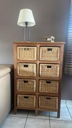 Ladekast met mandjes, Teck, 25 à 50 cm, 5 tiroirs ou plus, Enlèvement