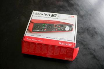 Verkoop Focusrite Scarlett 2i4 2e generatie. beschikbaar voor biedingen