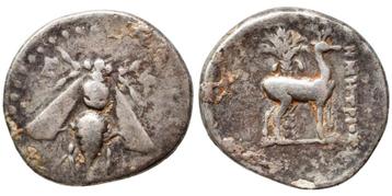 Monnaie grecque, IONIA. Ephesos. Circa 202-150 BC. Drachm