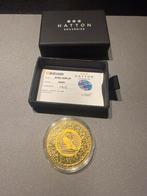 Bitcoin verguld met een laagje 24-karaats goud, Postzegels en Munten, Munten | Europa | Euromunten, Ophalen, Goud