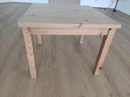 Solid Hevea salontafel, Ophalen, Gebruikt, 50 tot 100 cm, Vierkant