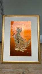Groot kunstwerk gesigneerd van sterrenbeeld steenbok, Ophalen