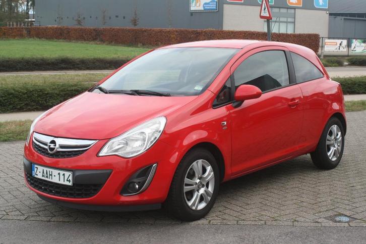 Opel Corsa D Satellite *benz * 121d km * ct BLANCO* LUXE, Autos, Opel, Particulier, Corsa, ABS, Airbags, Air conditionné, Alarme