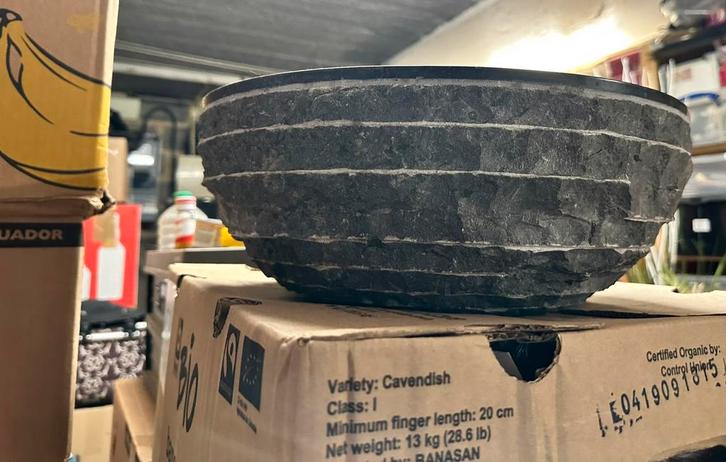 Prachtige natuursteen waskom (wasbak), Doe-het-zelf en Bouw, Sanitair, Nieuw, Wastafel, Steen, Ophalen