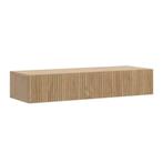 zwevend kaptafel of wandtafel in geribbeld hout nieuw, Ophalen, Nieuw, Hout