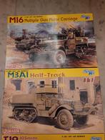 LOT DRAGON 1/35 TAMIYA M16  M3A1  T19, Tank, Enlèvement ou Envoi, Comme neuf, 1:32 à 1:50