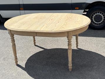 Table ovale en chêne massif aerogommé, Ophalen