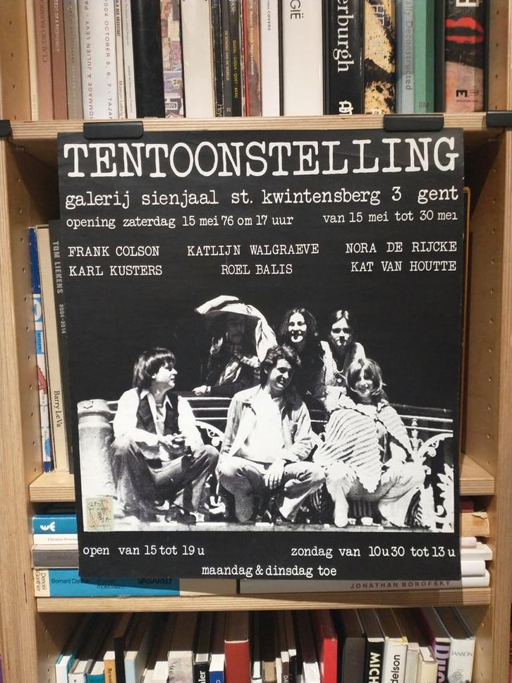 Tentoonstelling Galerie Sienjaal Gent affiche, Verzamelen, Posters, Gebruikt, Ophalen of Verzenden