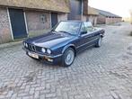 BMW 325i cabrio E30 royalblauw beige leder 116000 km, Te koop, Benzine, ABS, 2494 cc