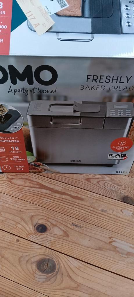 Broodbakoven Domo B3971 Temse Velle, Elektronische apparatuur, Broodbakmachines, Ophalen
