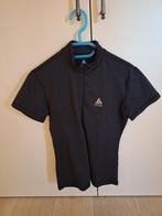 Fietskleding, T-shirt met rits, merk Odlo, maat XS, zwart, Sport en Fitness, Ophalen, Nieuw, Kleding