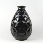 Vase art deco Boch noir forme n1119 - Charles Catteau, Antiquités & Art, Enlèvement ou Envoi