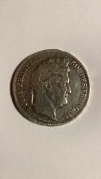 Oude zilveren munt LOUIS PHILIPPE 1