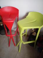 2 magnifiques tabourets de bar vintage, Enlèvement