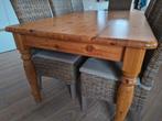 Grenen tafel, Huis en Inrichting, Tafels | Eettafels, Ophalen, 50 tot 100 cm, Zo goed als nieuw, Vijf personen of meer