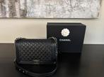 Chanel boy medium black handtas, Ophalen of Verzenden, Gebruikt, Zwart, Handtas