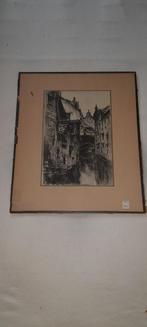 Ferdinand Jorwitz dessin au fusain Nivelles le yaya de 1952, Antiquités & Art, Art | Dessins & Photographie, Enlèvement ou Envoi