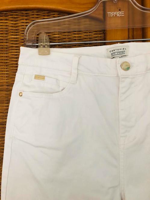 Witte jeans van Cortefiel maat 38 - nieuw, Vêtements | Femmes, Culottes & Pantalons, Neuf, Taille 38/40 (M), Blanc, Enlèvement ou Envoi