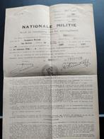 Nationale Militie Gentbrugge, Verzamelen, Militaria | Tweede Wereldoorlog, Ophalen of Verzenden