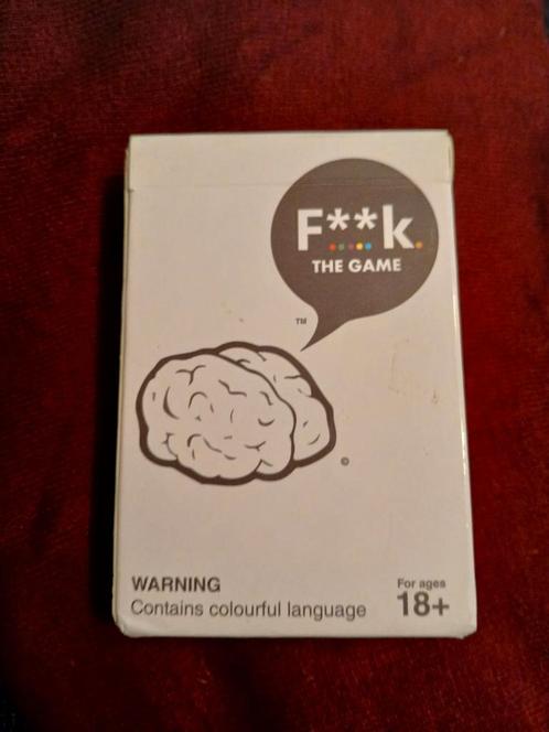 Kaartspel F**k the game, Hobby en Vrije tijd, Gezelschapsspellen | Kaartspellen, Zo goed als nieuw, Vijf spelers of meer, Ophalen of Verzenden