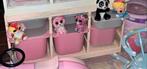 Trofast meubel IKEA op wieltjes colorwash roze/groen, Comme neuf, Enlèvement, Kast kinderkamer