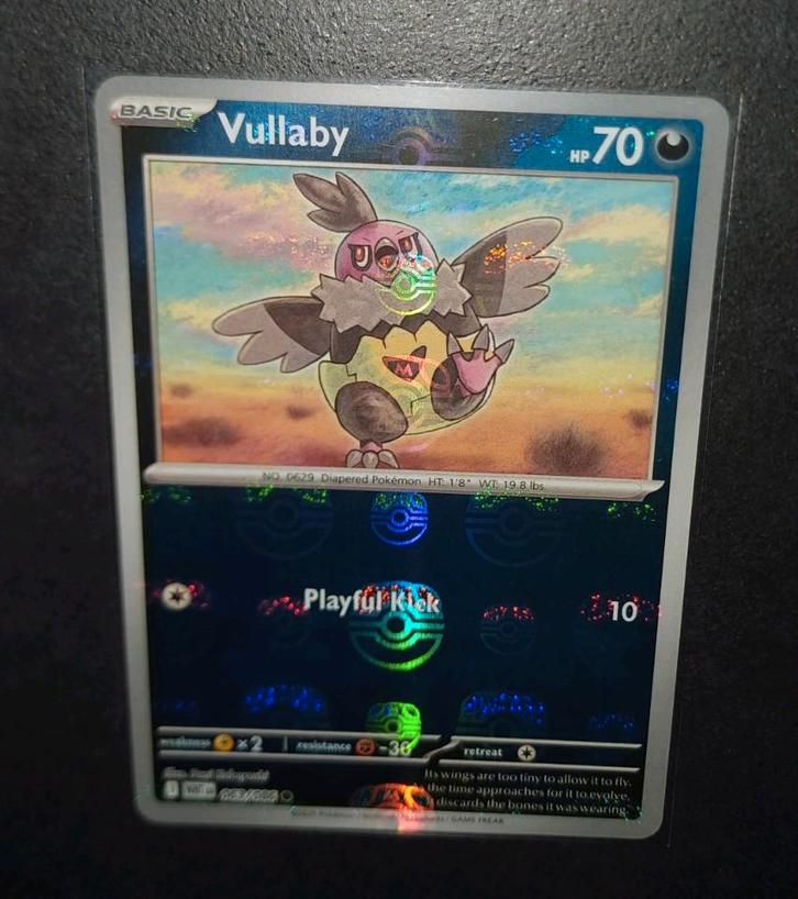 Modern Era: Vullaby MB 063/086 White Flare, Hobby en Vrije tijd, Verzamelkaartspellen | Pokémon, Zo goed als nieuw, Ophalen of Verzenden