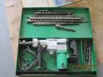 Professioneel Boormachine  HITACHI   met vele boren, Ophalen, Gebruikt, Boormachine, Variabele snelheid