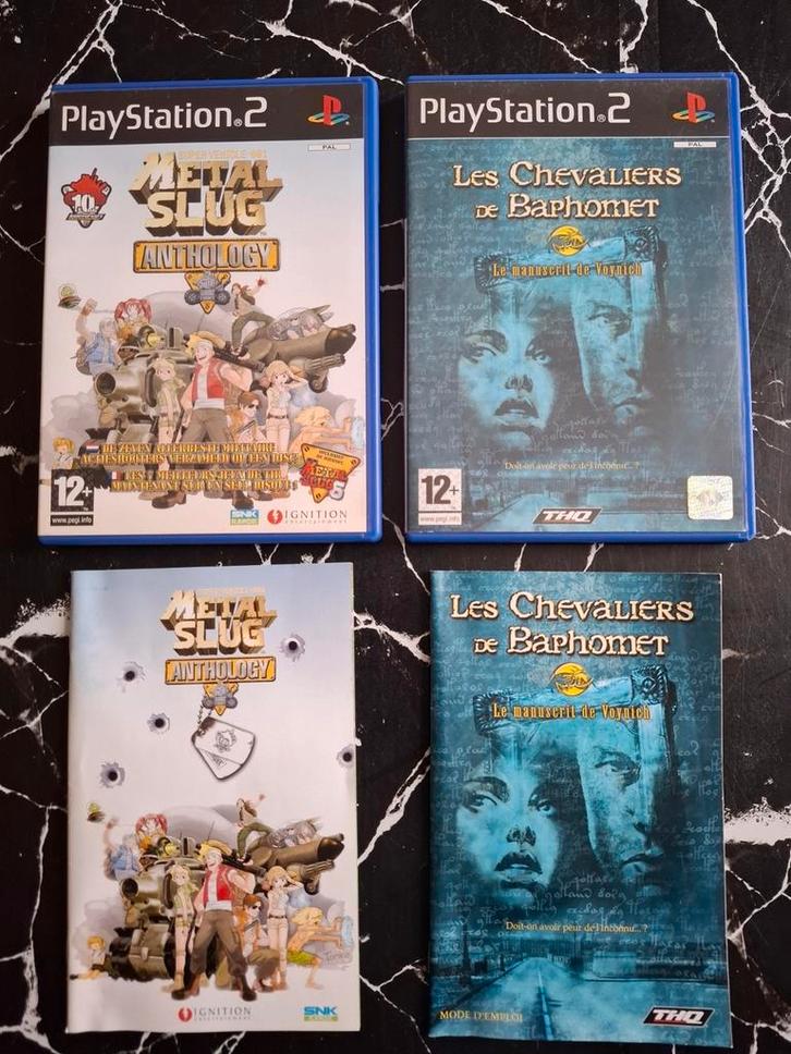 2 ZELDZAME PlayStation 2-games! Metal Slug + Ridders van Bap, Games en Spelcomputers, Games | Sony PlayStation 2, Zo goed als nieuw