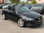 Audi A3 cabrio benzine 81.000km 1ste eig. + keuring en gar., Auto's, Audi, Euro 5, Zwart, Cabriolet, Zwart
