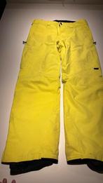 Skipak O’neill maat Medium; vest groen, broek fluogeel, Kleding | Heren, Wintersportkleding, Maat 48/50 (M), O’neill, Gedragen