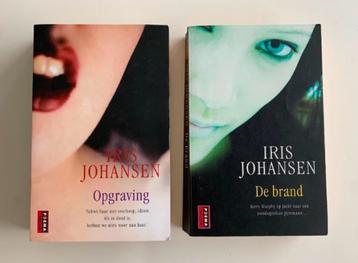 2 thrillers Iris Johansen, in perfecte staat, Enlèvement ou Envoi, Utilisé