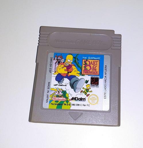 retro spel Game Boy the Simpsons Bart & the beanstalk 1993, Games en Spelcomputers, Games | Nintendo Game Boy, Verzenden