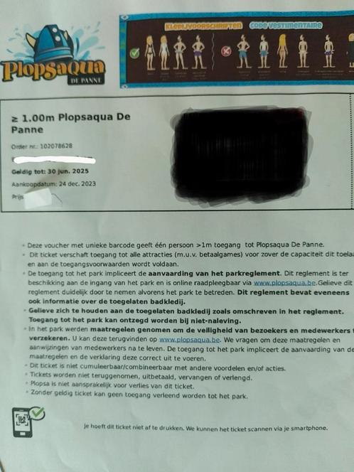 2 tickets Plopsaqua, beide voor 20€ - geldig tot 30 Juni, Tickets en Kaartjes, Recreatie | Dierentuinen