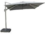 Zweefparasol 3x3m met voet, Neuf, Parasol flottant, Enlèvement, 2 à 3 mètres