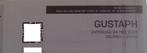 Ticket GUSTAPH depot Leuven 24 mei 2025, Eén persoon