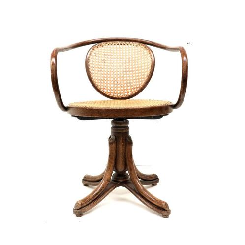 Rare chaise de bureau Thonet années 1930 vintage rétro, Maison & Meubles, Chaises de bureau, Chaise de bureau, Brun, Enlèvement ou Envoi