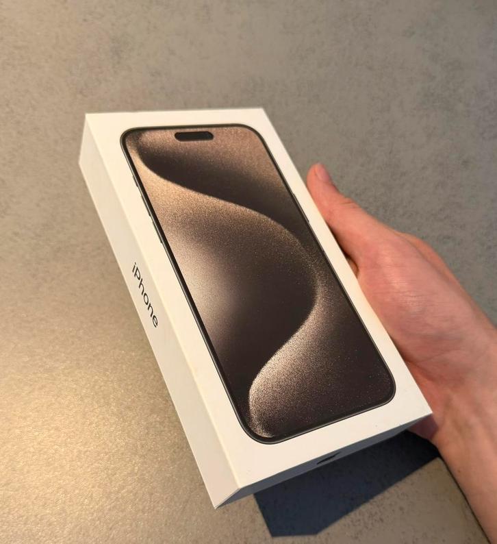 iPhone 15 Pro Max Natural Titanium 256GB, Telecommunicatie, Mobiele telefoons | Apple iPhone, Zo goed als nieuw, 256 GB, Zonder abonnement