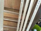 4 petites lattes rondes en bois clair 2m70, Ophalen, Nieuw, 200 cm of meer
