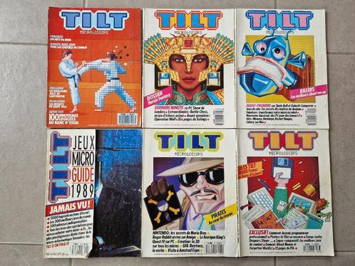 Magazines Tilt Microloisirs lot 2  revues c64 cpc amiga, Boeken, Tijdschriften en Kranten, Gelezen, Sport en Vrije tijd, Ophalen of Verzenden