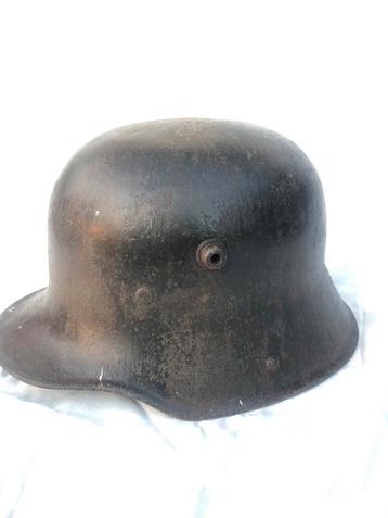 WW1 duitse m16 helm ORIGINELE CAMO beschikbaar voor biedingen