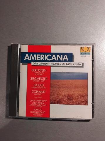 Cd. Americana. 20th century works for Orchestra.  beschikbaar voor biedingen