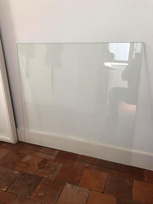 GLAS GLASPLAAT VIERKANT TAFEL, Huis en Inrichting, Tafels | Salontafels, Vierkant, Glas, Ophalen