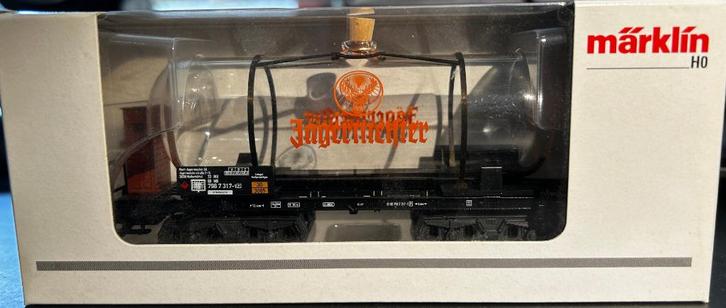 3169. Glazen tankwagen „Jägermeister” H0 Märklin., Hobby en Vrije tijd, Modeltreinen | H0, Nieuw, Wagon, Märklin, Ophalen of Verzenden