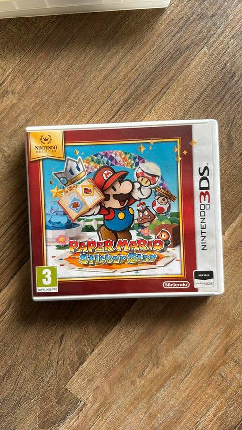 Paper Mario : Sticker Star - Selects, Games en Spelcomputers, Games | Nintendo 2DS en 3DS, Zo goed als nieuw, Overige genres, Vanaf 3 jaar